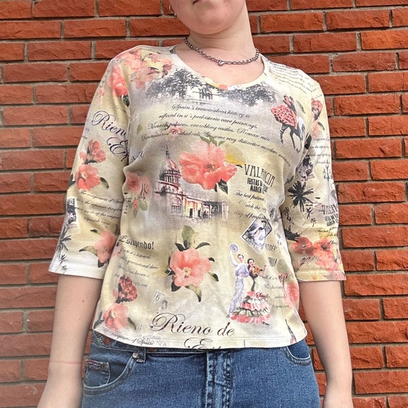 Y2K Whimsigoth 2000s longsleeve - Picture 3 of 11